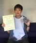 Mr. Seiya Shino from the Applied Stress Microbiology Lab received the Excellent Presentation Award at the 67th annual meeting of Kinki Branch, the Japanese Biochemical Society.