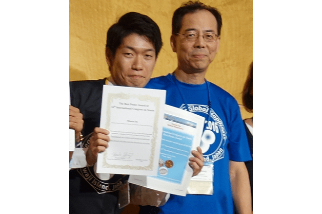 バイオサイエンス研究科ストレス微生物科学研究室の 伊藤 稔 さん(博士前期課程2年)、高木 博史 教授 が「第14回酵母国際会議(ICY14)」においてベストポスター賞を受賞