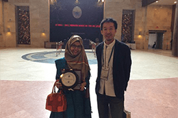 バイオサイエンス研究科遺伝子発現制御研究室のRezwana Ahmedさん（博士前期課程2年）が「International Conference on Genomics, Nanotech and Bioengineerling 2017 」において最優秀ポスター賞を受賞 