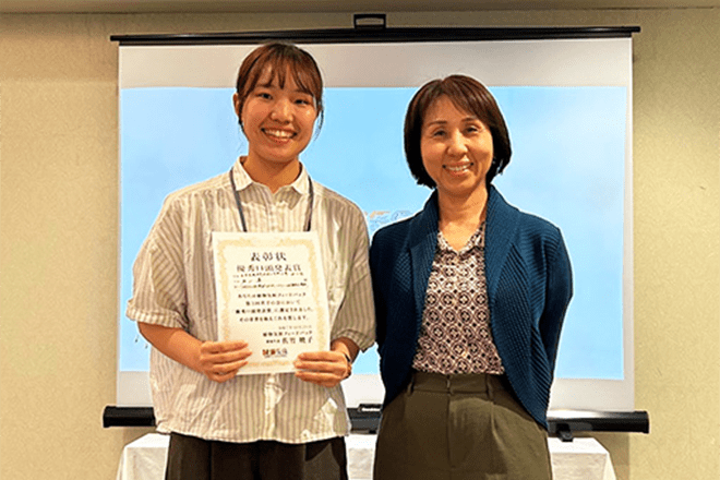 花発生分子遺伝学研究室の石山 凜さん（博士前期課程2年）が学術変革領域(A)「植物機構フィードバック」若手の会において「優秀口頭発表賞」を受賞